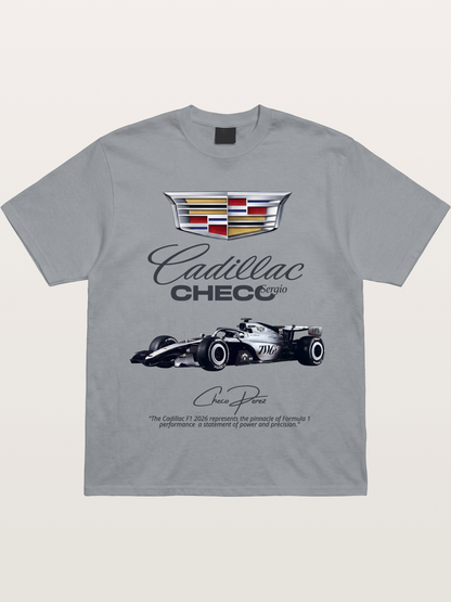Checo Perez Cadillac F1 Print Gildan T-shirt