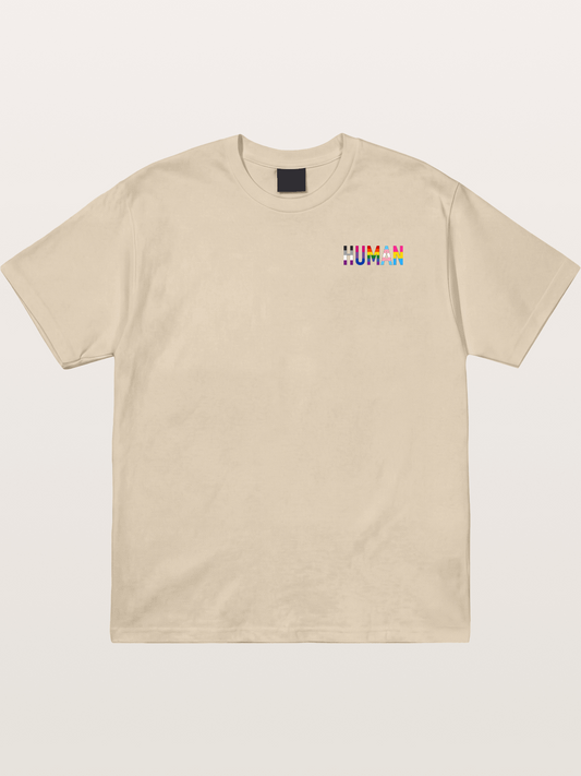 Human Pride Typography Art Gildan T-shirt