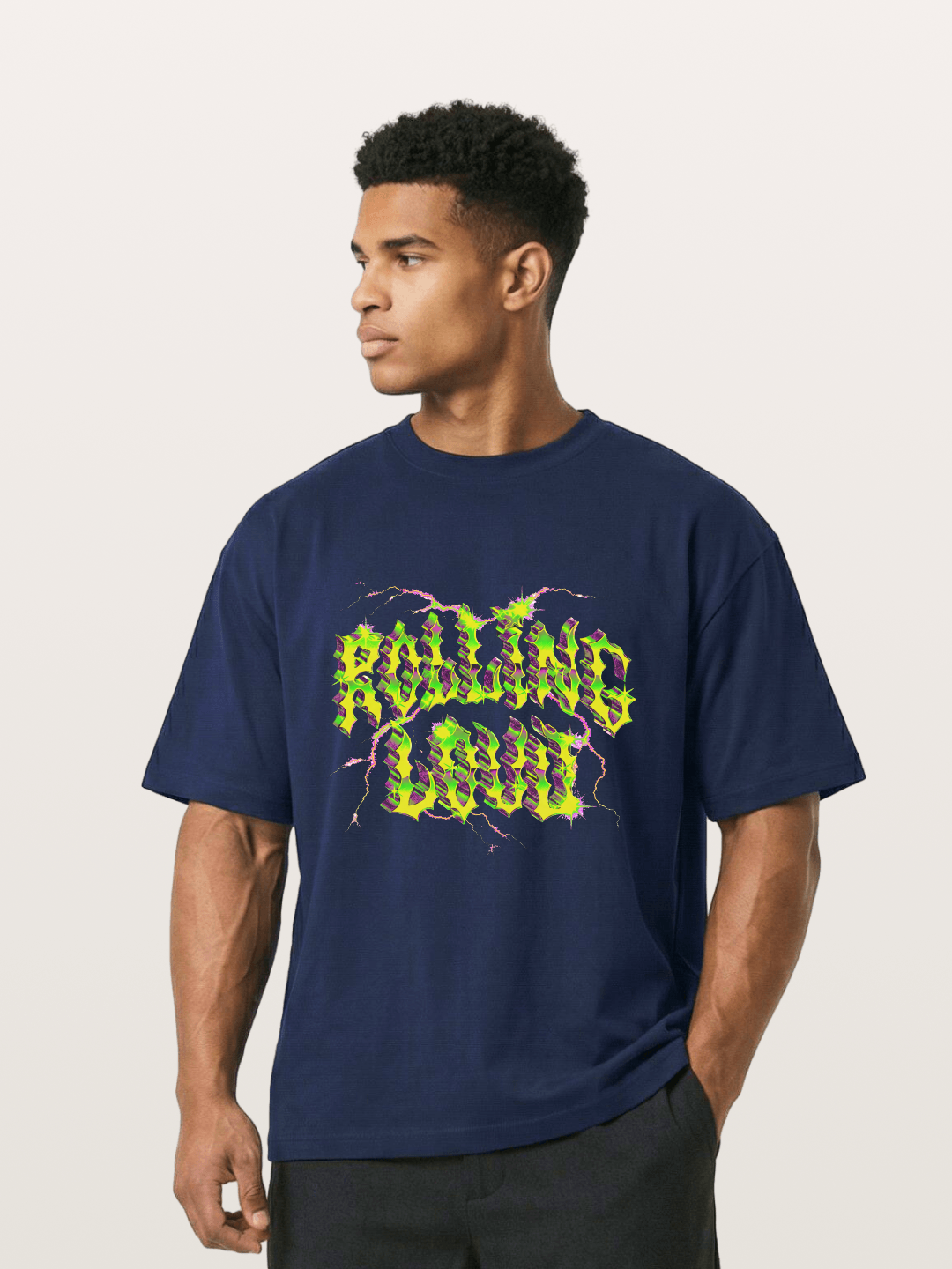 Rolling Loud Neon Lightning Art Gildan T-shirt