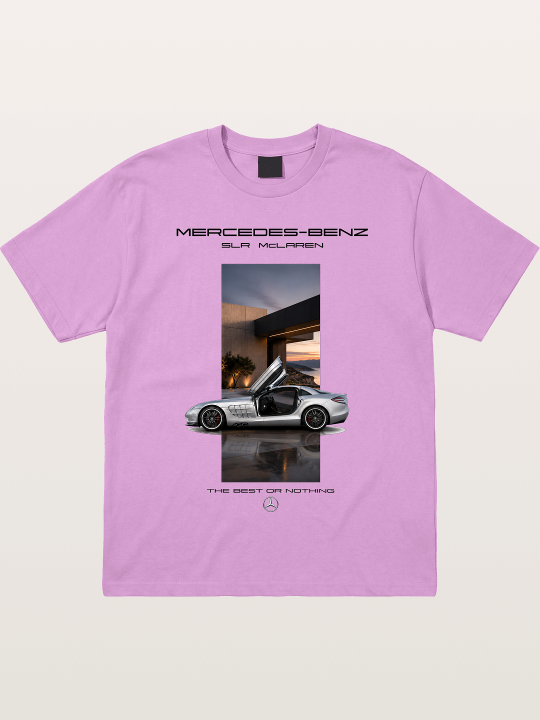 Mercedes SLR McLaren Poster Gildan T-shirt