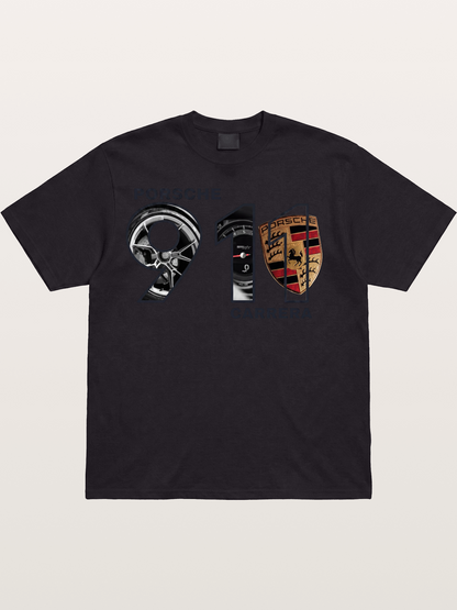Porsche 911 Carrera Composite Logo Cotton T-shirt