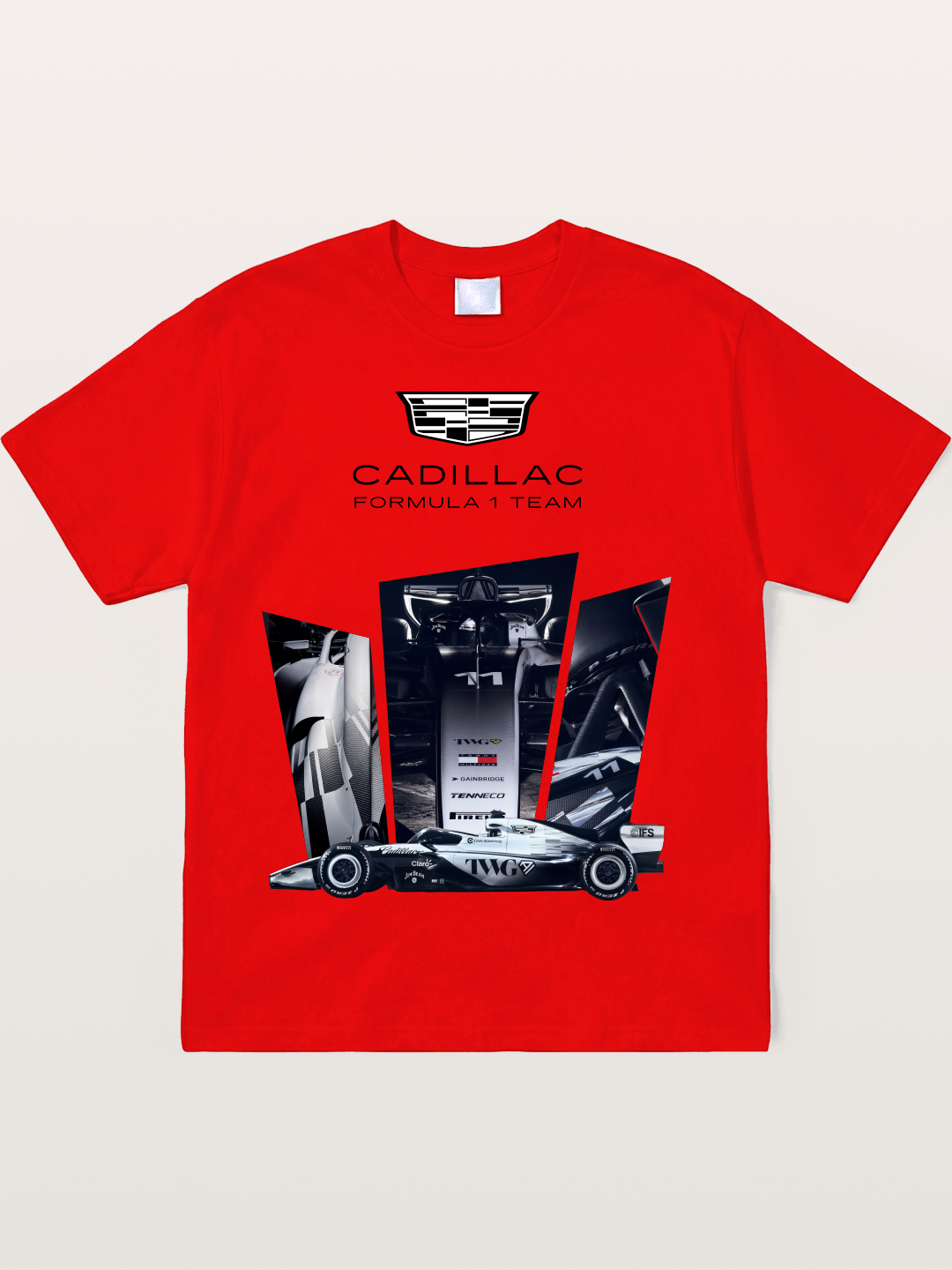 Cadillac F1 Team Racing Art Soft-Stay T-shirt