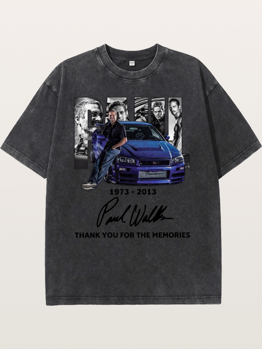Paul Walker R34 Legacy Washed T-shirt