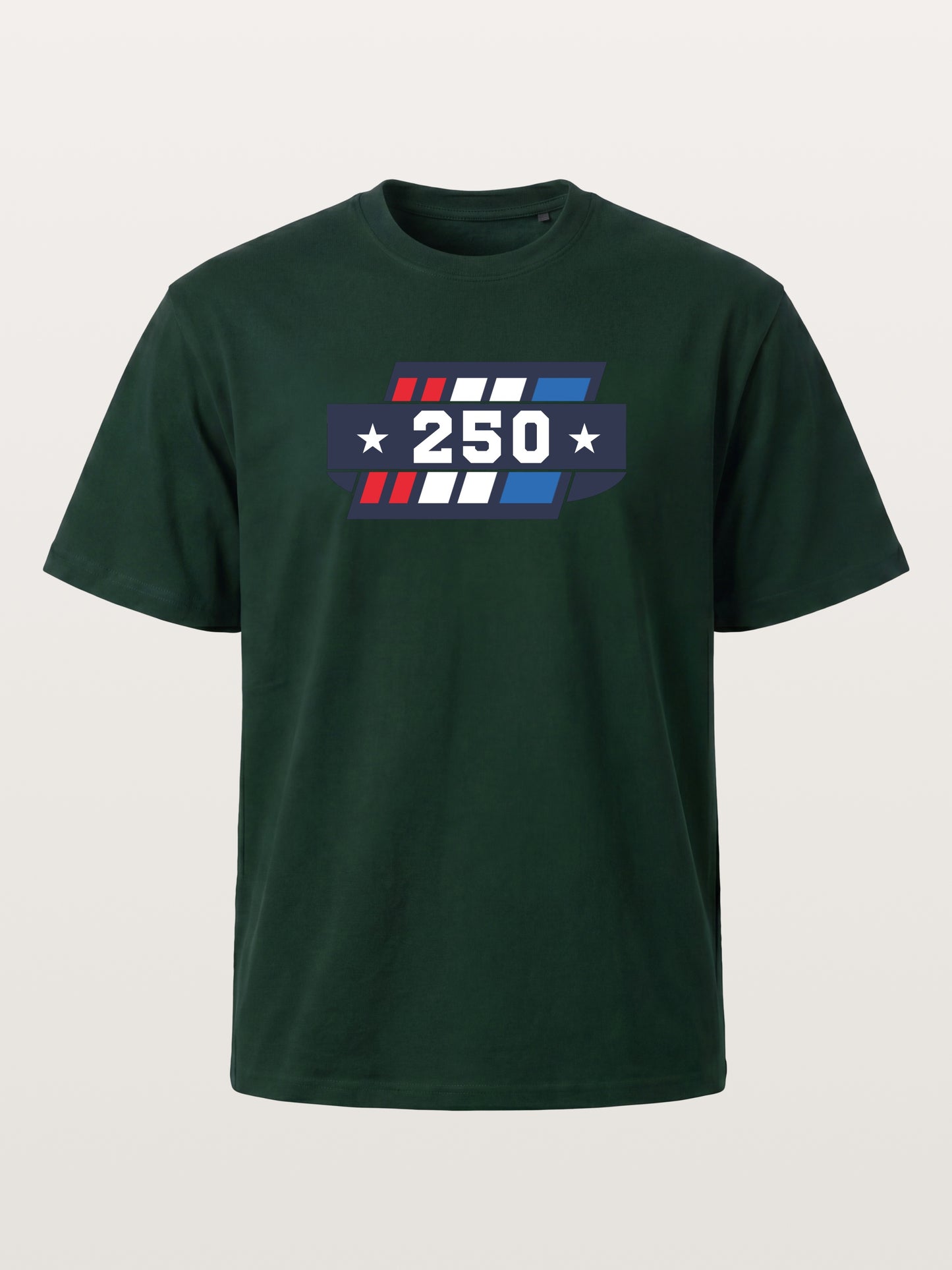 250th Anniversary Star Stripes Badge Gildan T-shirt