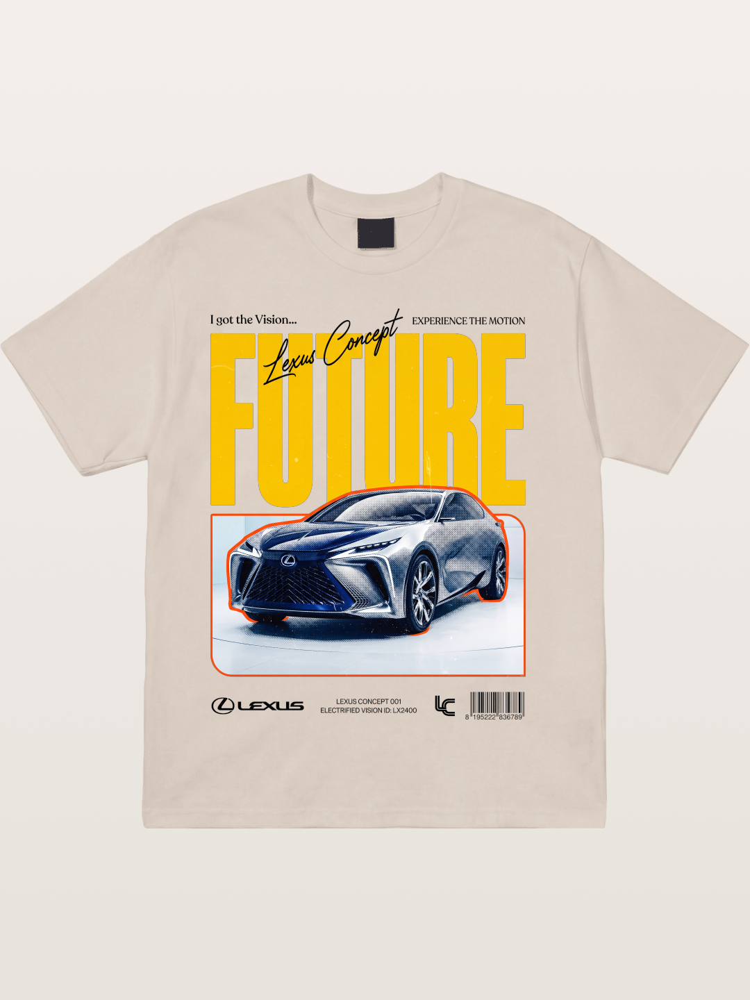 Future Lexus Concept Magazine Cotton T-shirt