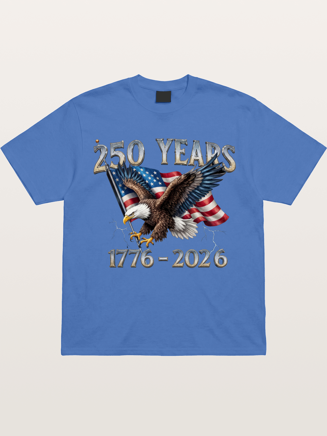 American Eagle 250th Anniversary Flag Gildan T-shirt