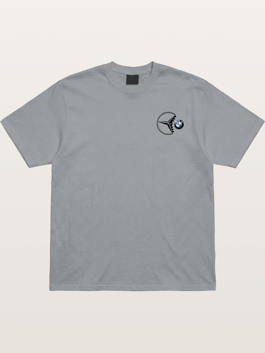 Mercedes vs BMW Logo Art Gildan T-shirt