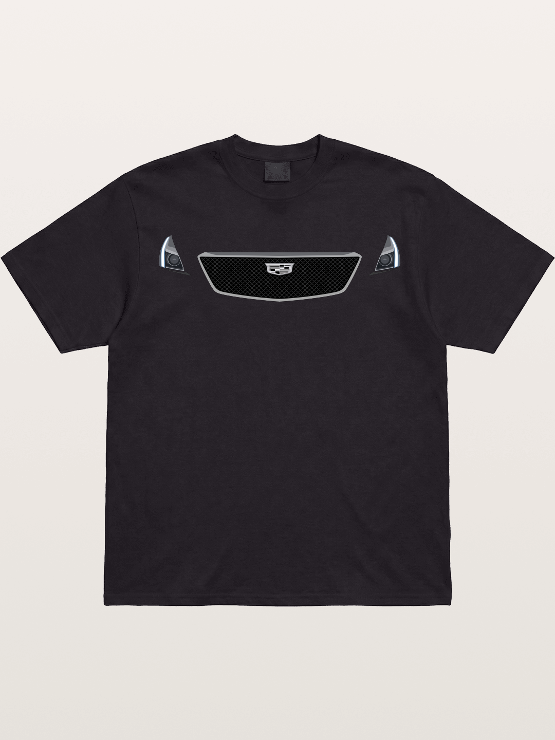 Cadillac Grille and LED Headlights Gildan T-shirt
