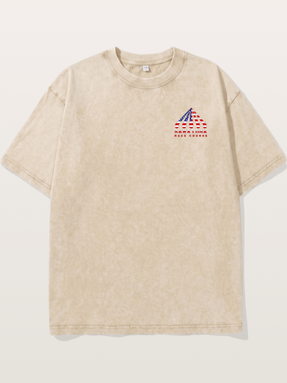 Saratoga Star Spangled Tent Top Washed T-shirt