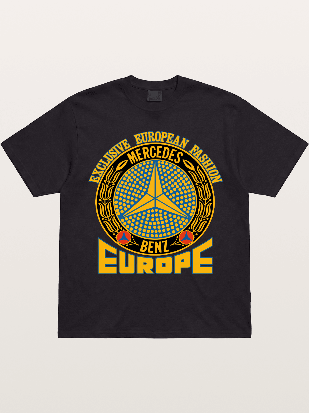 European Fashion Mercedes Print Gildan T-shirt