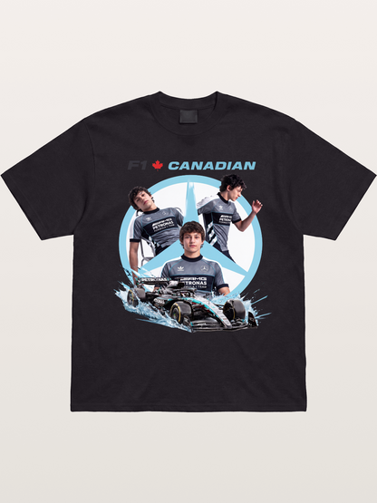 Canadian F1 Mercedes Racing Poster Gildan T-shirt