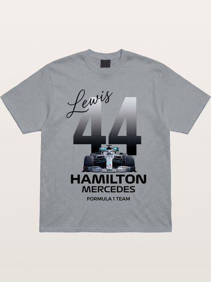 Lewis Hamilton Mercedes 44 Design Gildan T-shirt