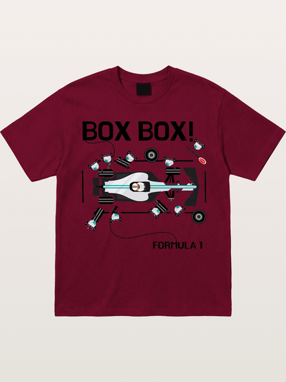 F1 Box Box Pit Stop Graphic Gildan T-shirt