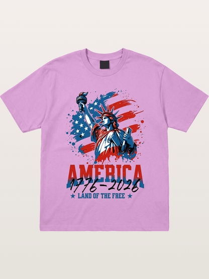 Statue Of Liberty 1776-2026 Gildan T-shirt