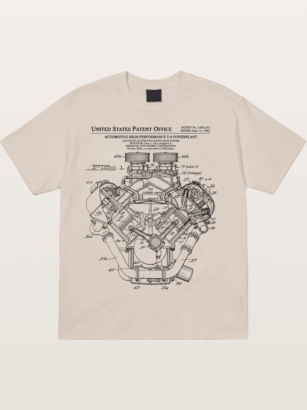 V8 Powerplant Cotton T-shirt