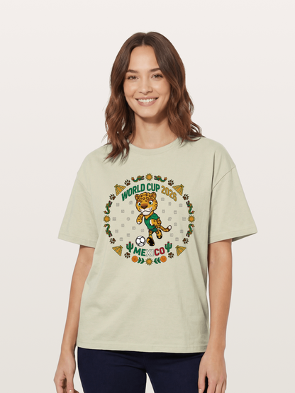 Mexico 2026 World Cup Mascot Cotton T-shirt