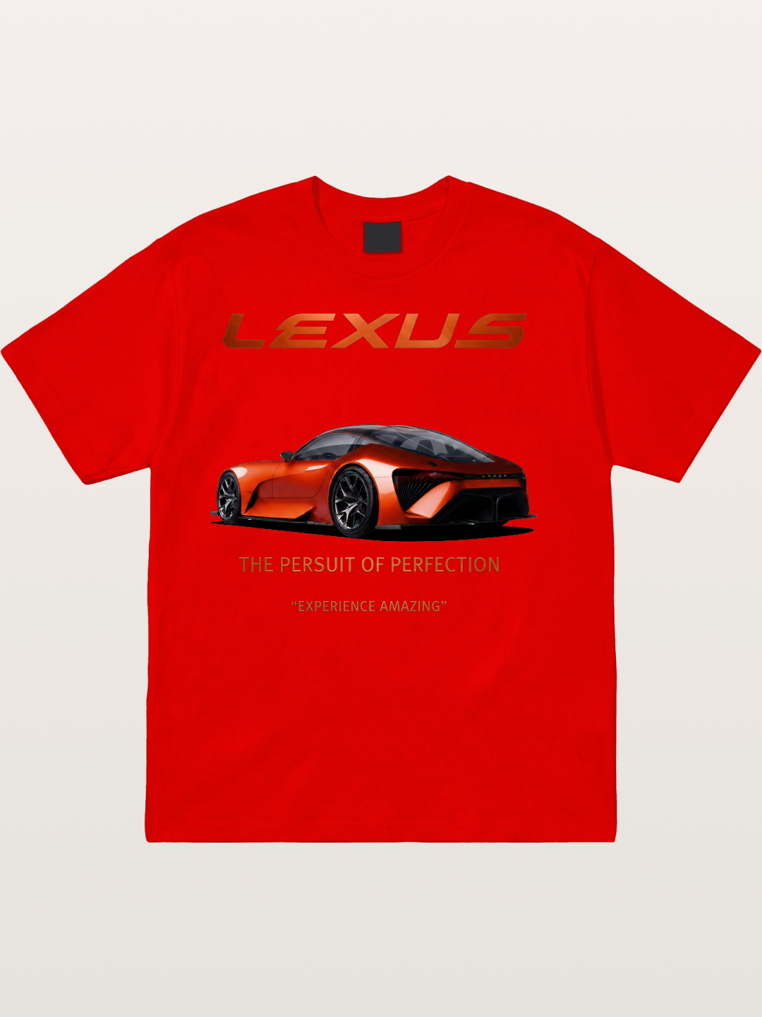 Lexus Concept Car Orange Poster Cotton T-shirt