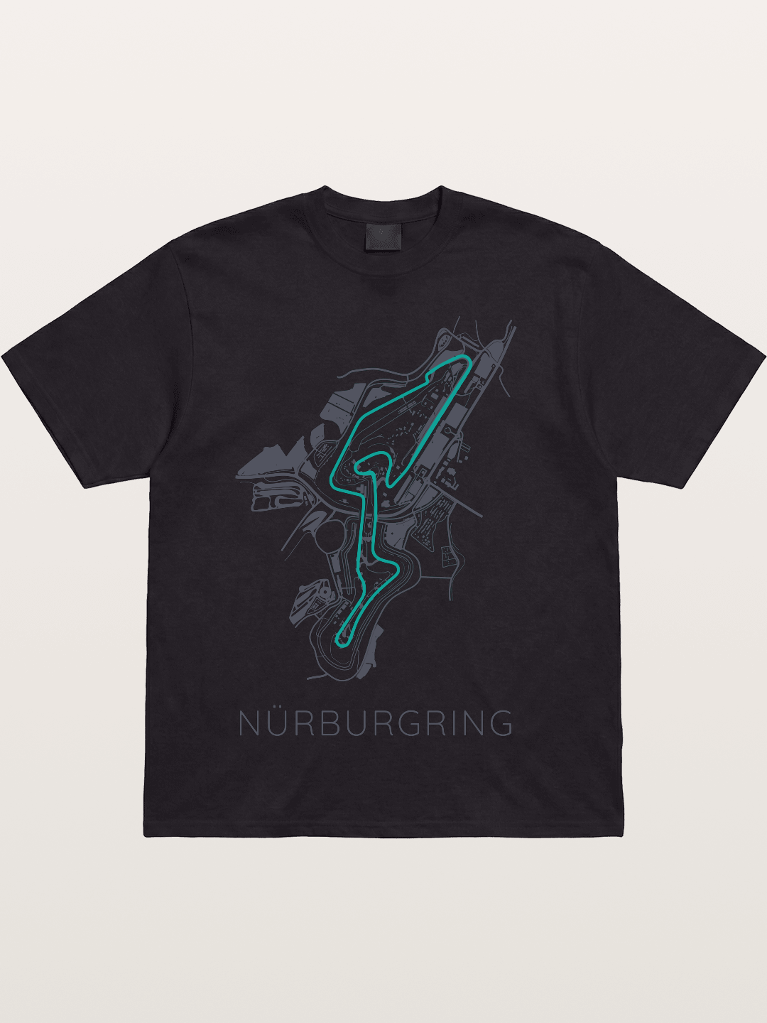 Nu?rburgring Track Diagram Cotton T-shirt