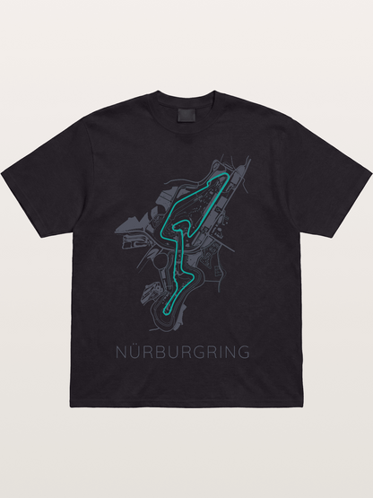 Nu?rburgring Track Diagram Cotton T-shirt