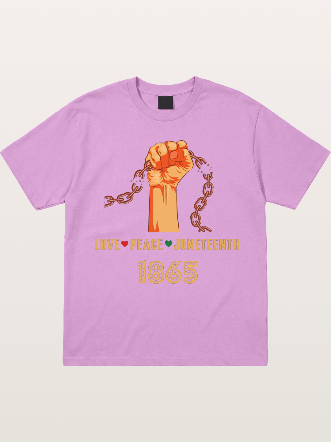Juneteenth Love Peace Fist Gildan T-shirt