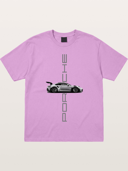 Porsche 911 Vertical Text Design Gildan T-shirt