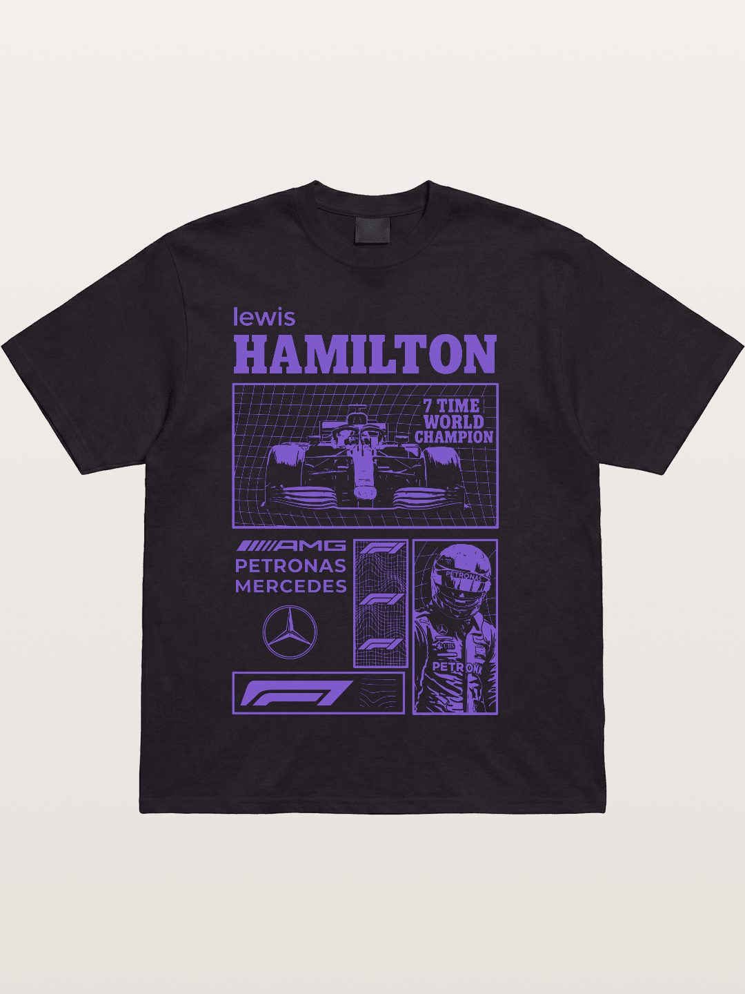 Hamilton 7x World Champion Cotton T-shirt