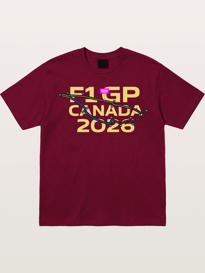 F1 Canada 2026 Track Map Gildan T-shirt