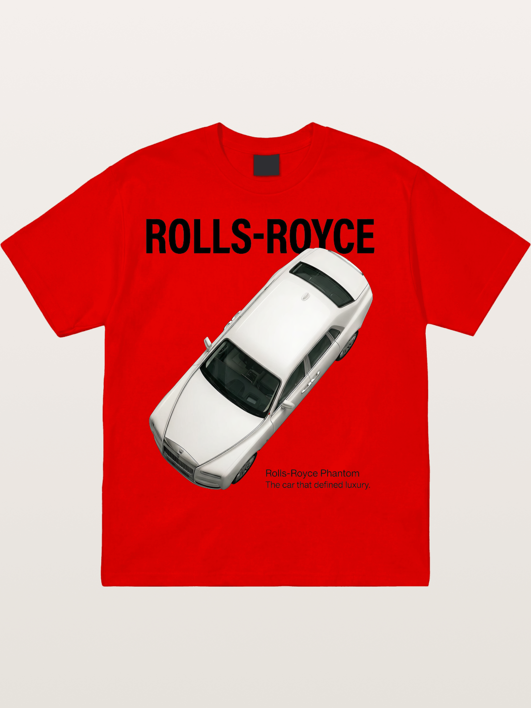 Rolls Royce Phantom Print Cotton T-shirt