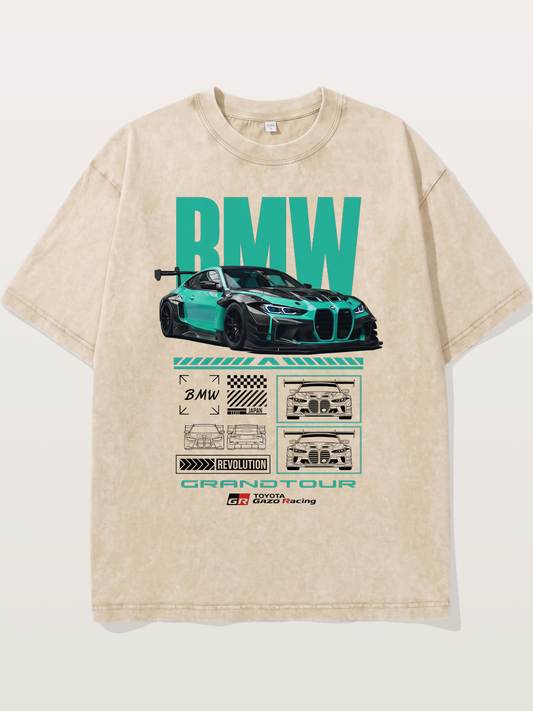 BMW M4 GT3 Technical Design Washed T-shirt