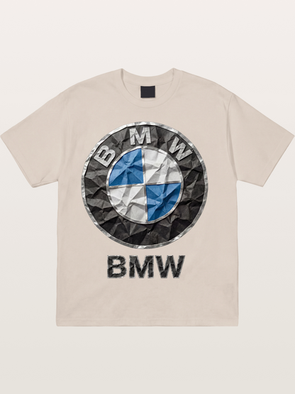 BMW Crumpled Paper Emblem Cotton T-shirt