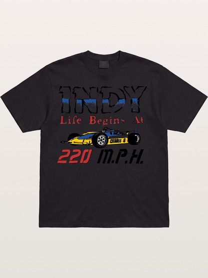 Indy 220 MPH Cotton T-shirt