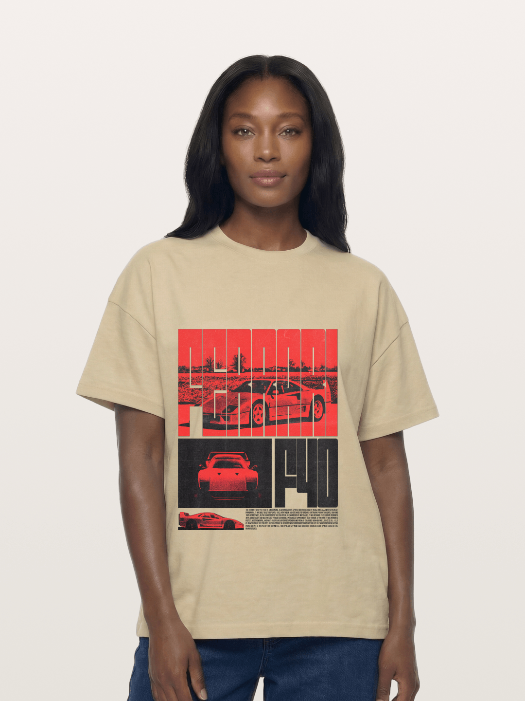 Red F40 Gildan T-shirt