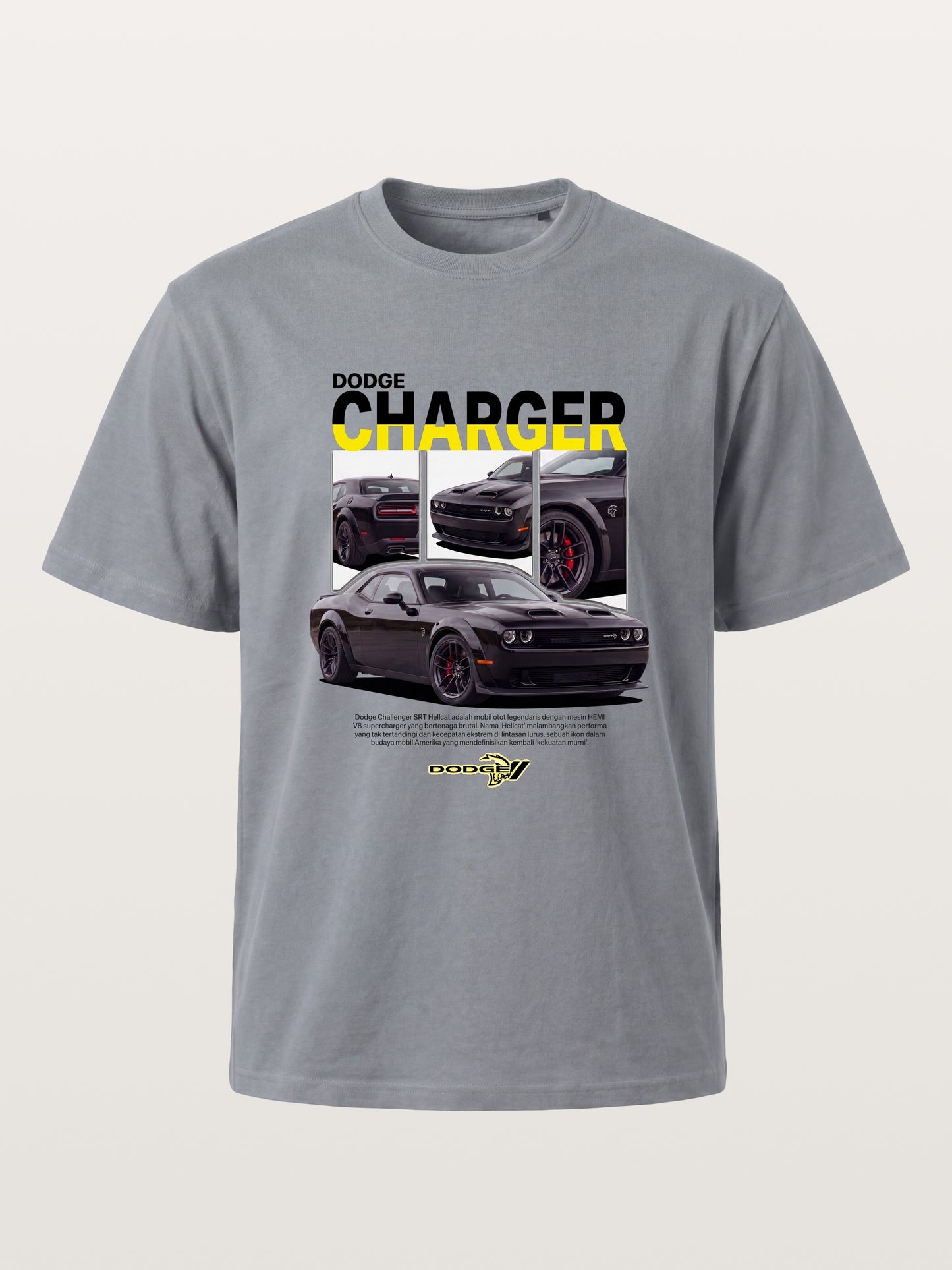 Dodge Hellcat Triple Car Collage Gildan T-shirt