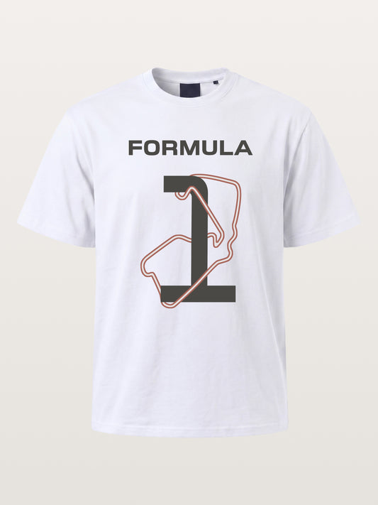 Formula 1 Silverstone Track Monogram Cotton T-shirt