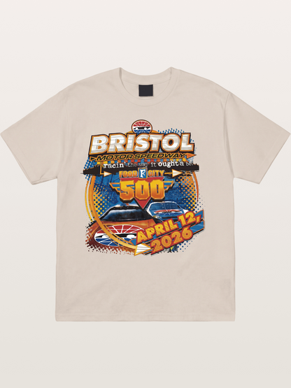 2026 Bristol Food City 500 Print Cotton T-shirt