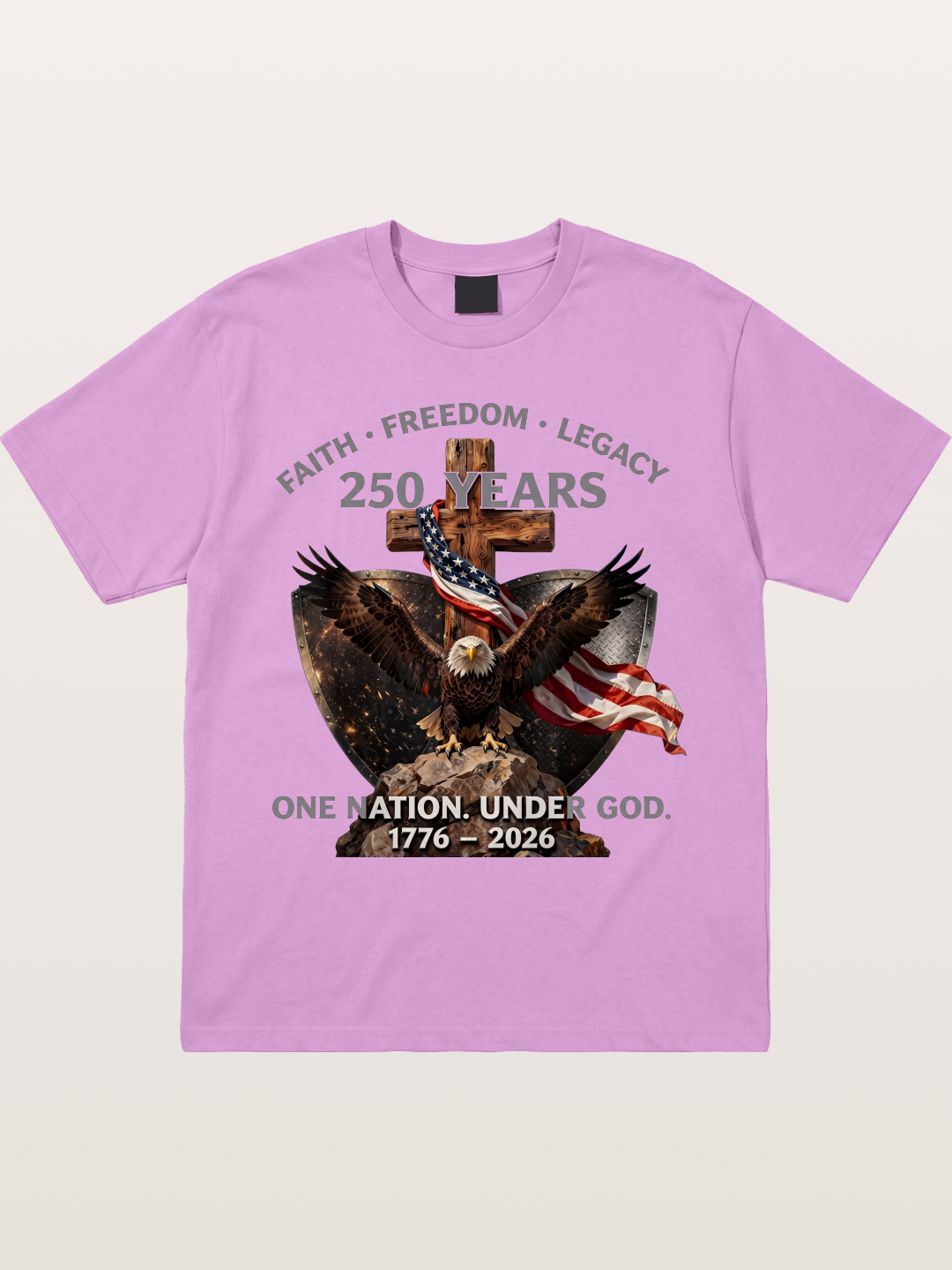 American Eagle Cross Faith Freedom Gildan T-shirt