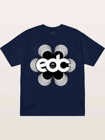 EDC Wavy Daisy Logo Design Gildan T-shirt