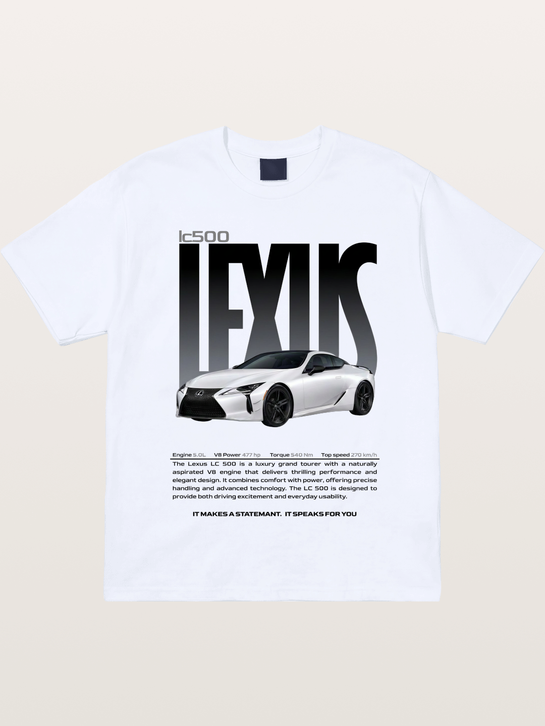 Lexus LC500 Magazine Style Poster Gildan T-shirt