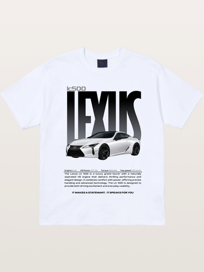 Lexus LC500 Magazine Style Poster Gildan T-shirt