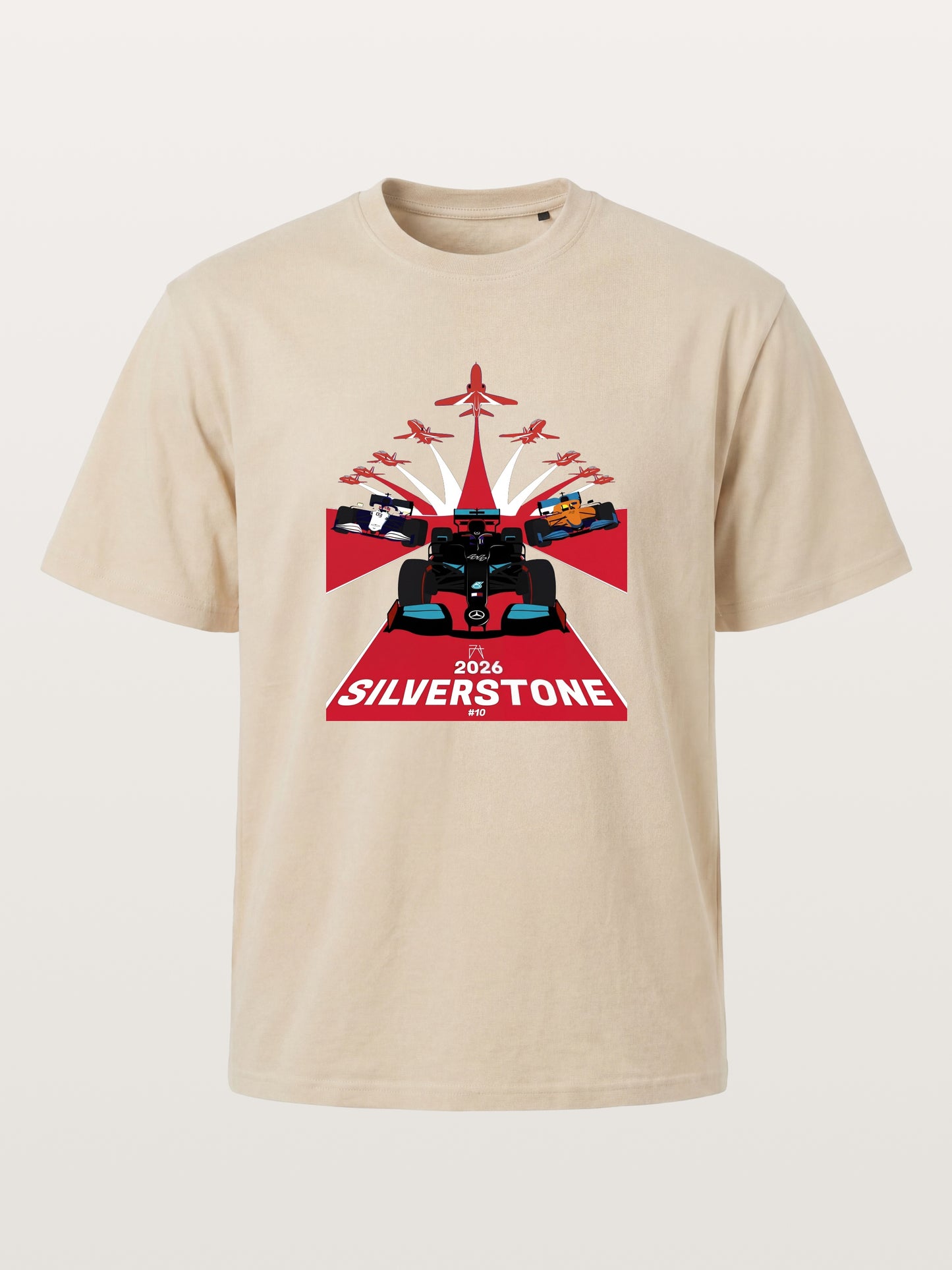 Silverstone F1 Race Formation With Jets Gildan T-shirt