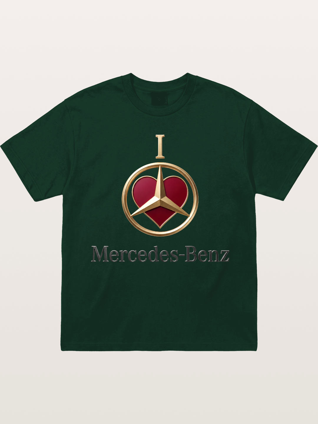 Mercedes Love Logo Art Gildan T-shirt