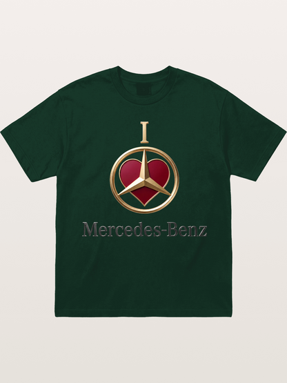 Mercedes Love Logo Art Gildan T-shirt