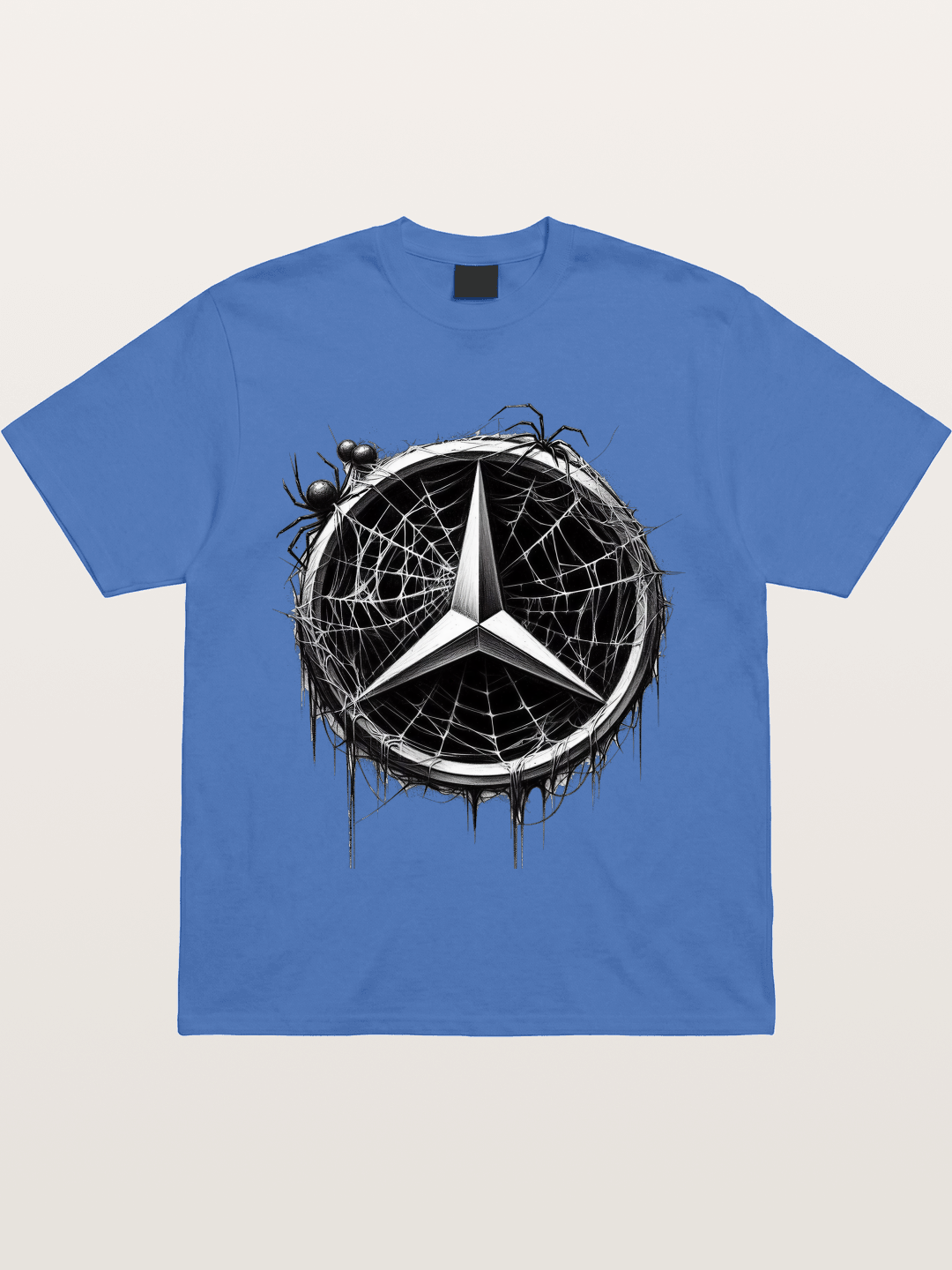 Mercedes Spider Web Logo Art Gildan T-shirt