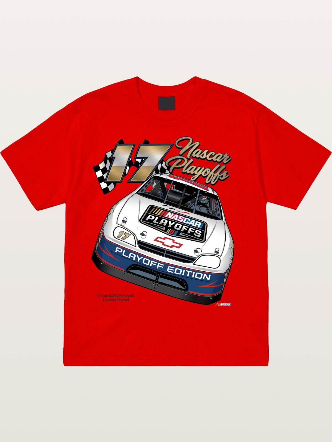 17 Playoff Edition Race Car Cotton T-shirt