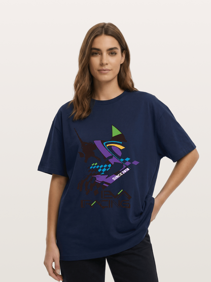 Eva Racing Checkered Flag Cotton T-shirt