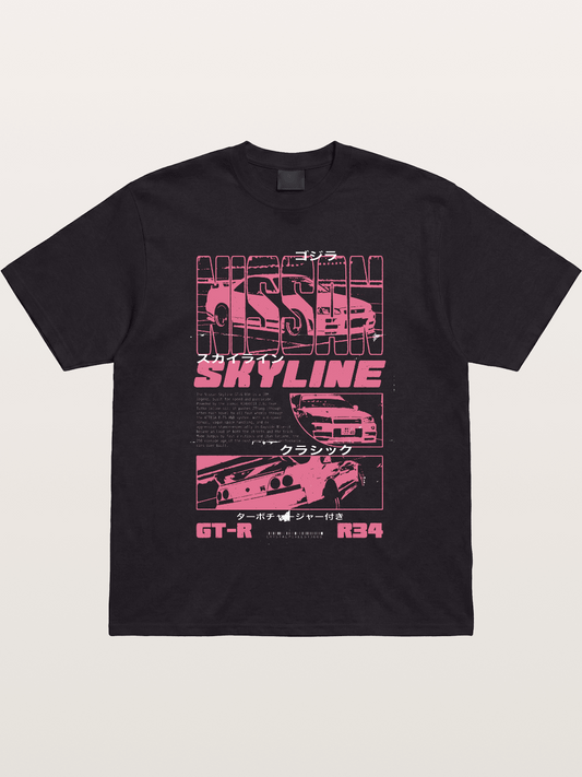 Godzilla GT-R Skyline Gildan T-shirt