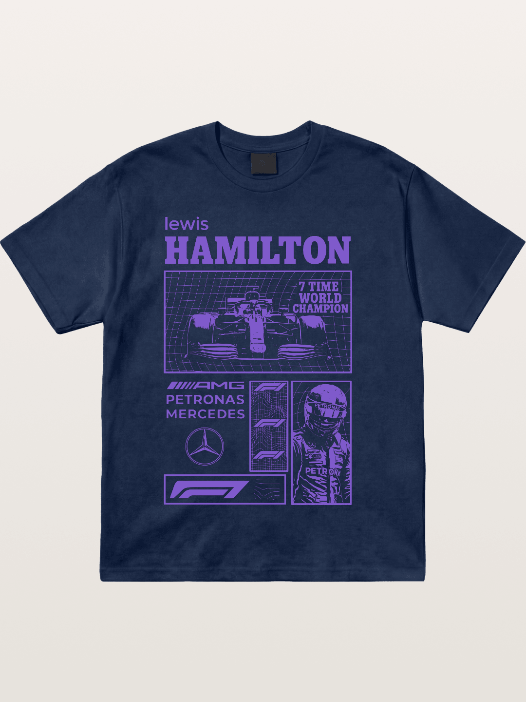 Hamilton 7x World Champion Cotton T-shirt