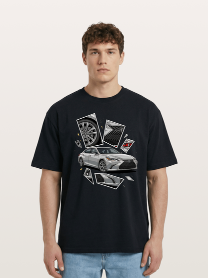 Lexus Sedan Exploded View Cotton T-shirt