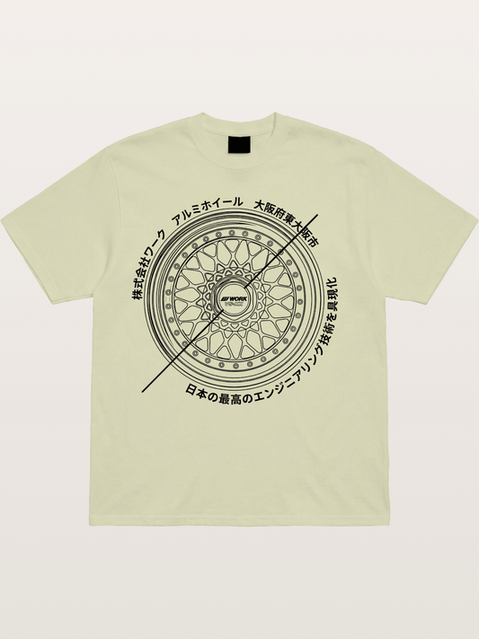 Work Wheel Cotton T-shirt