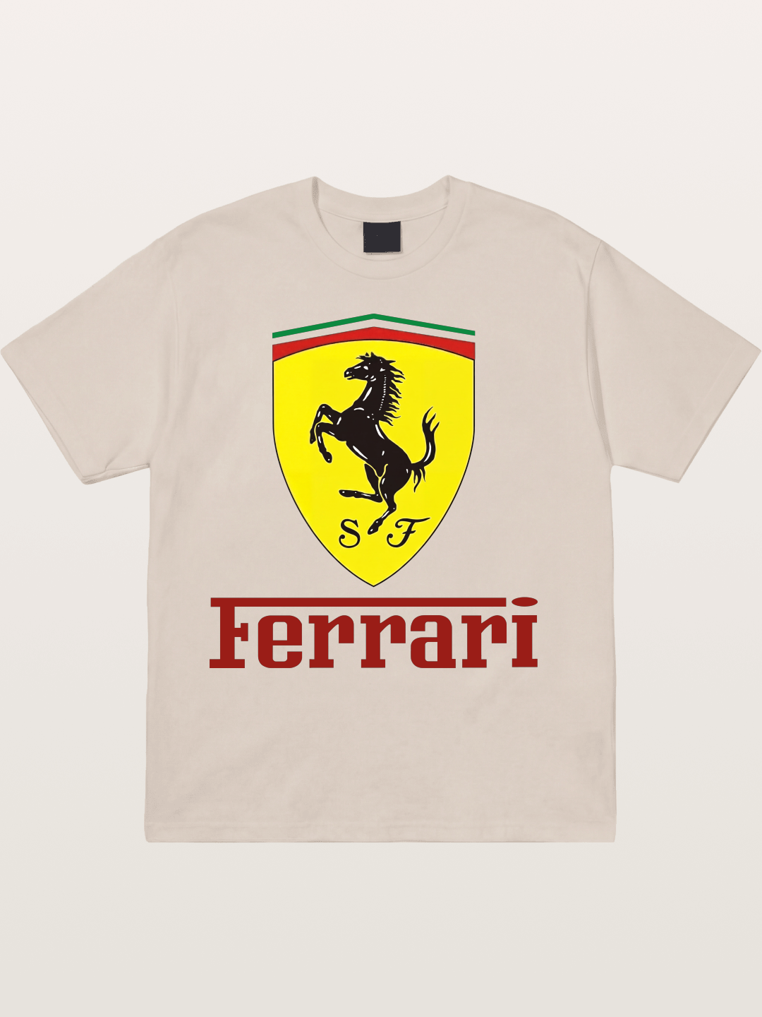 Ferrari Prancing Horse Shield Cotton T-shirt